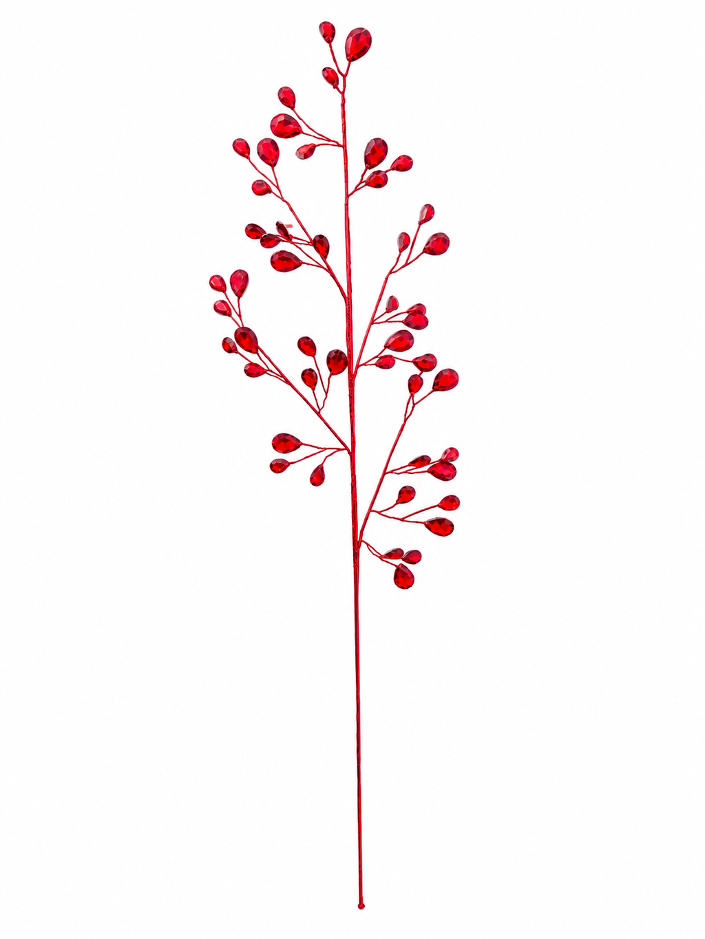 METAL JEWEL SPRAY RED 24"