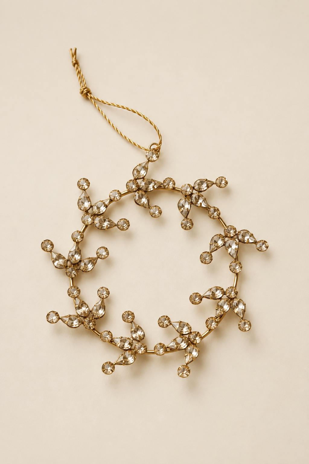 Jeweled Wreath Ornament