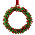 Beaded Wreath Ornament - Pre Sale