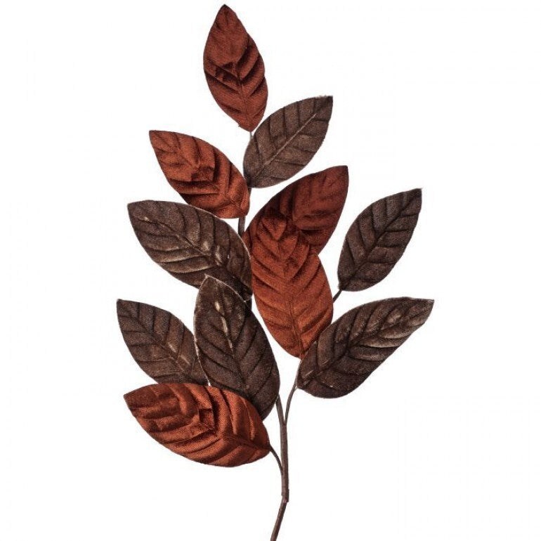 VELVET MAGNOLIA LEAF SPRAY 26"