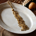 Golden Beaded Tassel