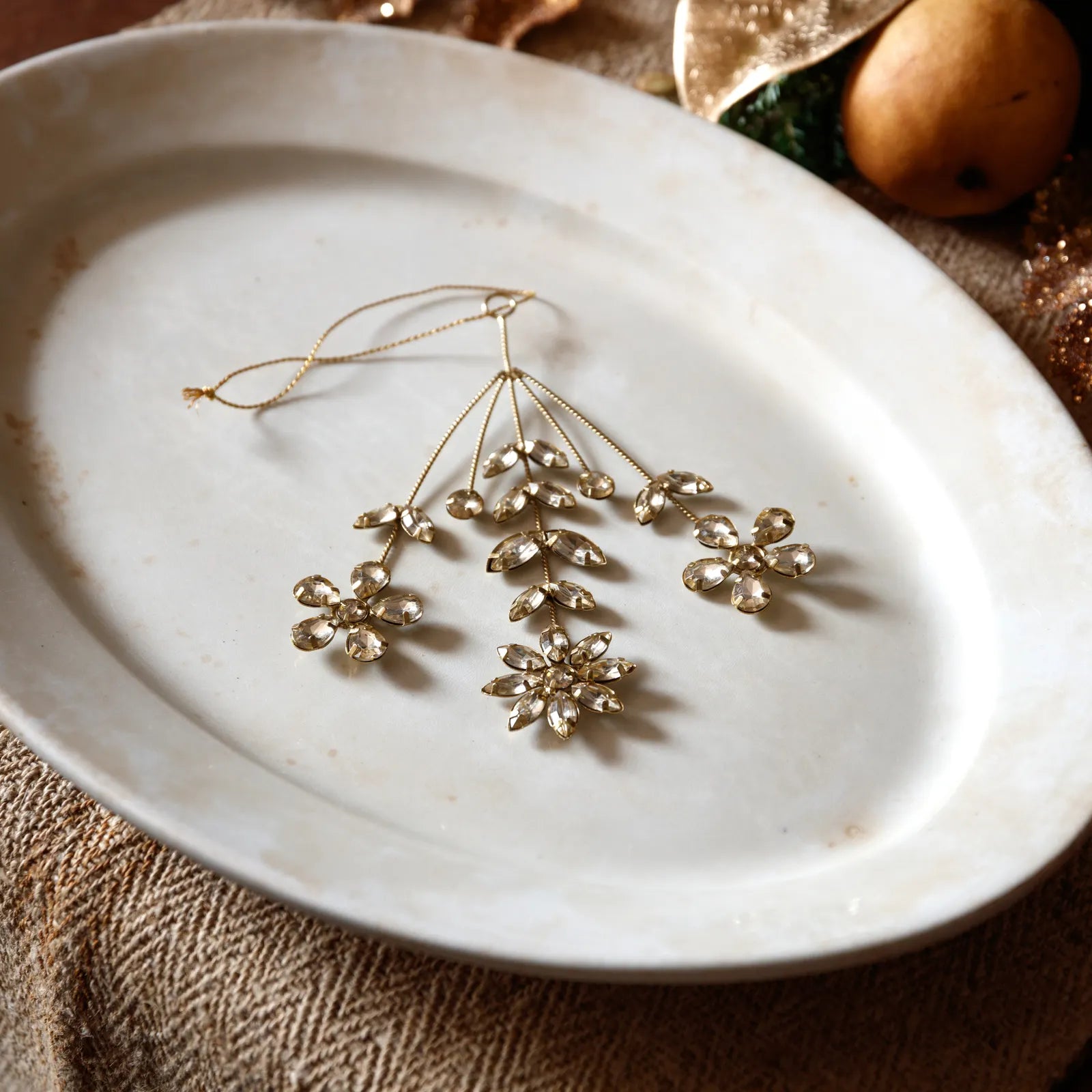 Jeweled Posey Ornament